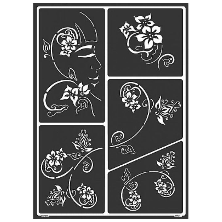 Öntapadós sablon Asia Design A3