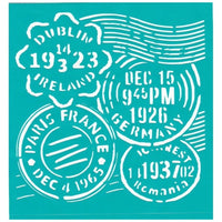 Öntapadós sablon Pecsétek 16.5 x 16.5 cm