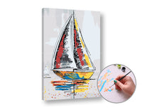 Paint by Numbers készlet - Hajó téma (2)