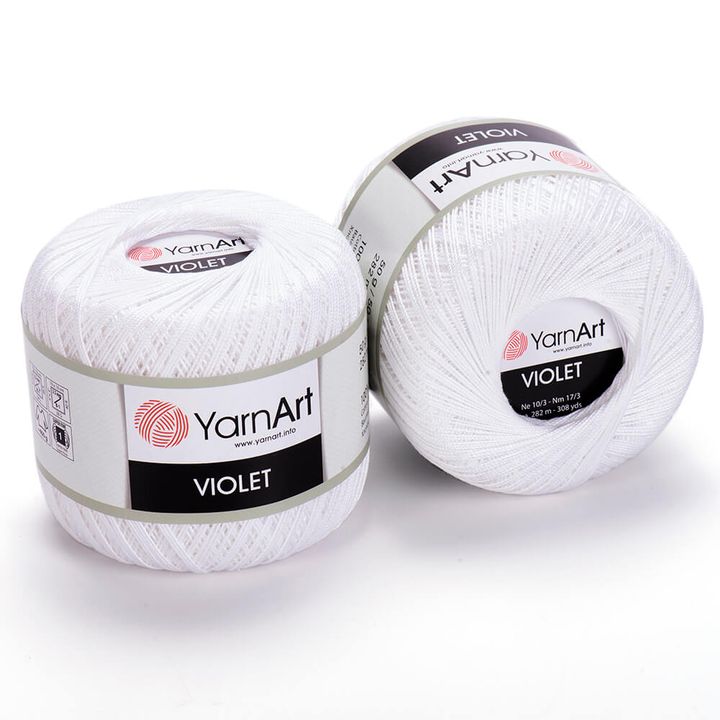 Pamut fonal YarnArt Violet 50 g