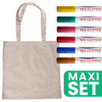 Pamut táska és textil marker készlet