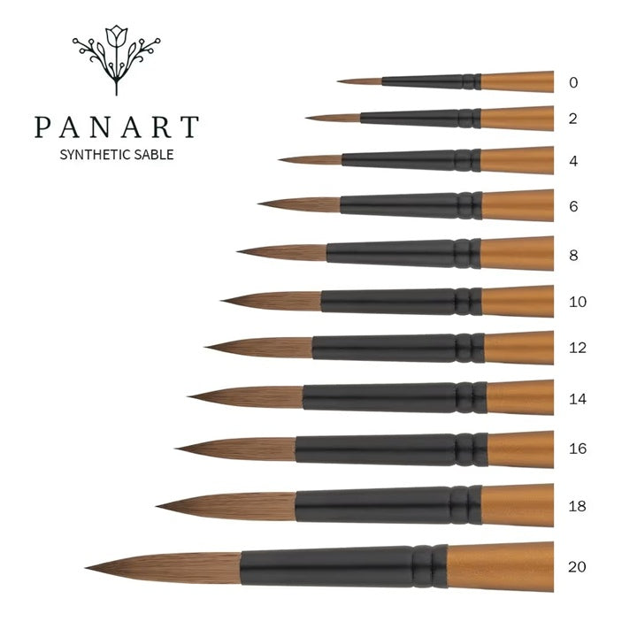 PanArt 1101 Kerek szódabikarbóna akvarell ecset (2)