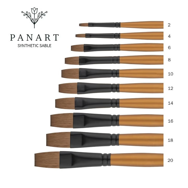 PanArt 1121 - Lapos akvarell ecset (2)