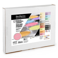 PanPastel fém és gyöngyházfényű pasztell készlet arany médiumokkal - 17 db (1)