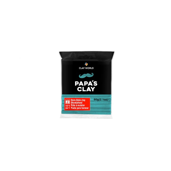 Papa's Clay Polymer Clay 60g | Különböző árnyalatok - türkizkék
