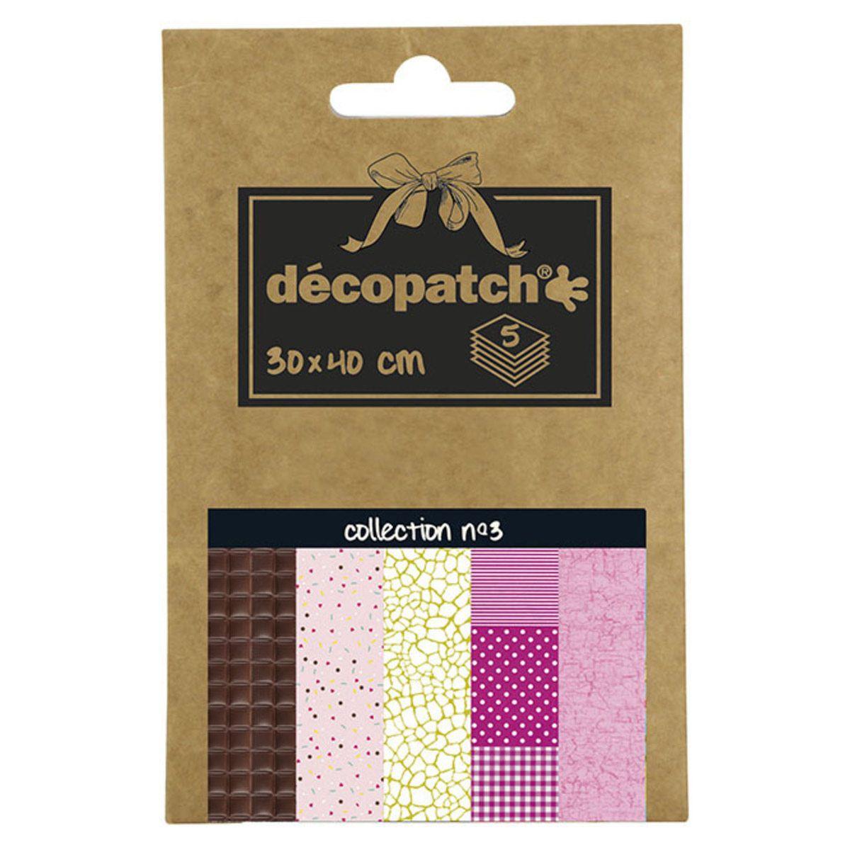 Papiere na decoupage CLAIREFONTAINE Decopatch 30 x 40 cm – kollekciók 6 – 20