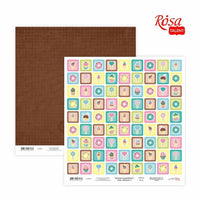 Scrapbook papírok 30.48 x 30.48 cm Cake delicious | különböző motívumok