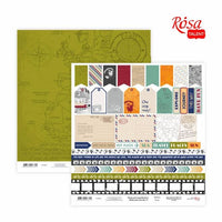 Scrapbook papírok 30.48 x 30.48 cm Make your journey | különböző motívumok