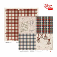 Scrapbook papírok 30.48 x 30.48 cm New Years magic | különböző motívumok