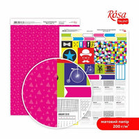 Scrapbooking papírok Be in color A4 | különböző motívumok