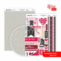 Love A4 scrapbook papírok – No. 8