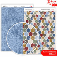 Scrapbooking papírok Mens Style A4 – No. 4