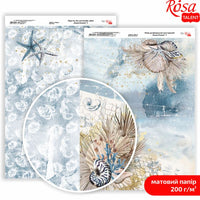 Ocean Dreams scrapbooking papírok A4 | különböző motívumok