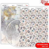 Ocean Dreams scrapbooking papírok A4 | különböző motívumok