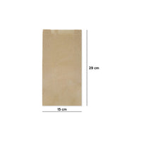 Papírzacskó barna 150x290 mm 10 db (2)