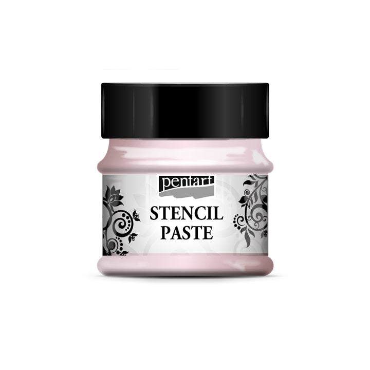 Stencilező paszta - gyöngyház 50ml – ice flower