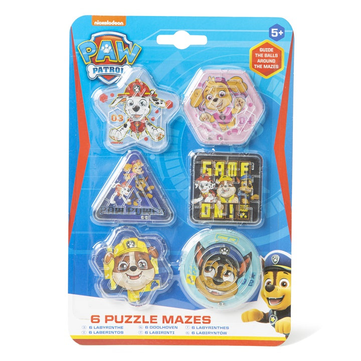 PAW PATROL mini labirintus 6 db