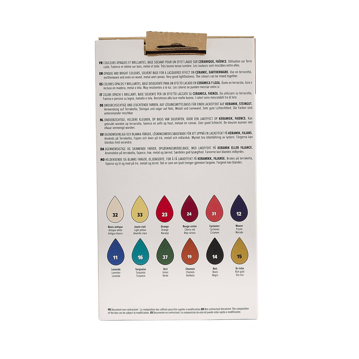 Pebeo Ceramic kerámiafesték készlet 12 x 20 ml