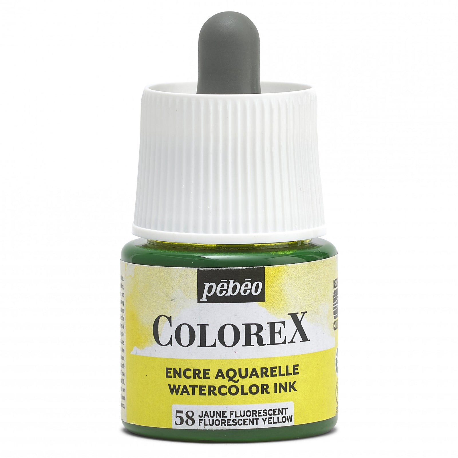 Pebeo Colorex folyékony akvarell 45 ml – Fluoreszkáló sárga