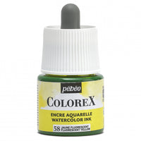Pebeo Colorex folyékony akvarell 45 ml – Fluoreszkáló sárga