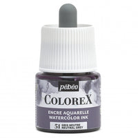Pebeo Colorex folyékony akvarell 45 ml – Semleges szürke