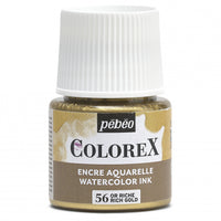 Pebeo Colorex folyékony akvarell 45 ml – Gazdag arany