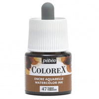 Pebeo Colorex folyékony akvarell 45 ml – Dohánybarna
