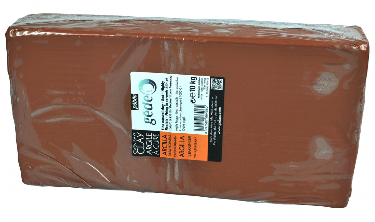 Pebeo Gédéo fazekas agyag 5 kg vörös – 10 kg červená
