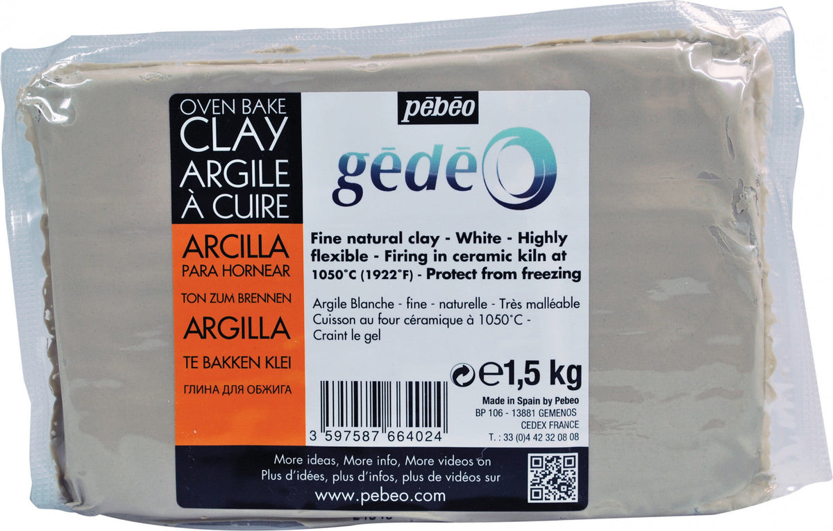 Pebeo Gédéo fazekas agyag 5 kg vörös – 1500 g biela