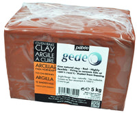 Pebeo Gédéo fazekas agyag 5 kg vörös – 5 kg červená
