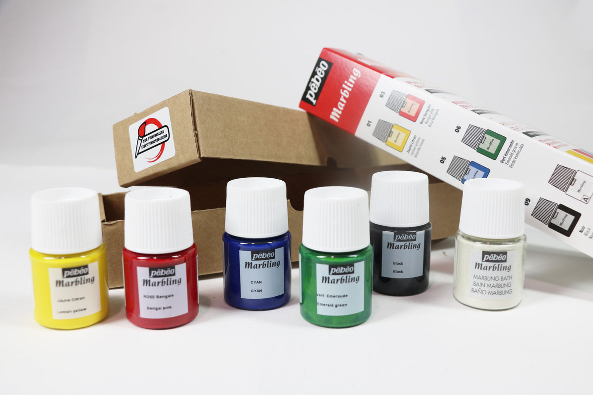 Pebeo Marbling márványozó festékkészlet 6 x 20 ml