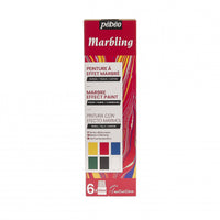 Pebeo Marbling márványozó festékkészlet 6 x 20 ml