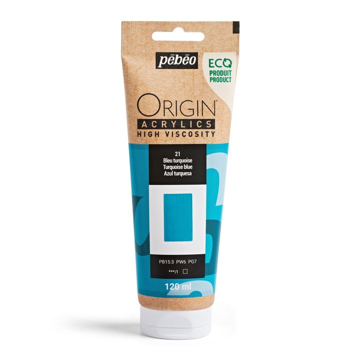 Pebeo ORIGIN akrilfesték 120 ml – ftalocianin smaragd