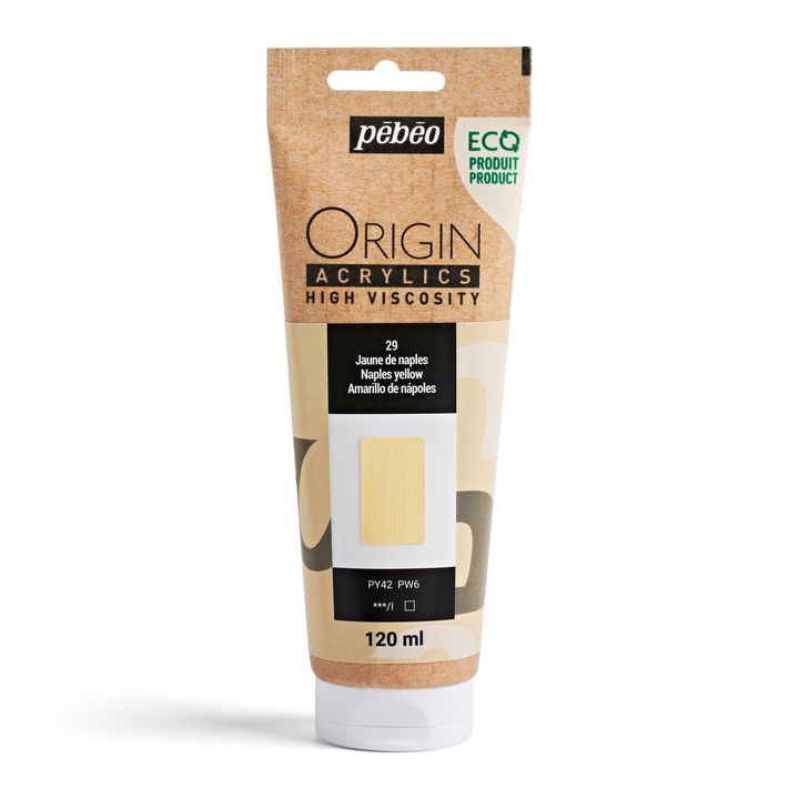Pebeo ORIGIN akrilfesték 120 ml – okkersárga
