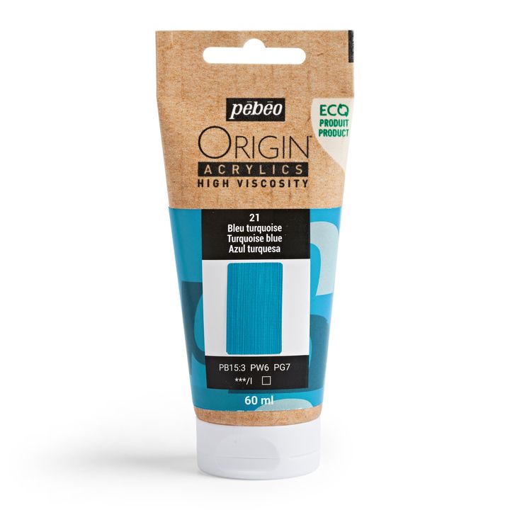 Pebeo ORIGIN akrilfesték 60 ml – ftalocianin smaragd