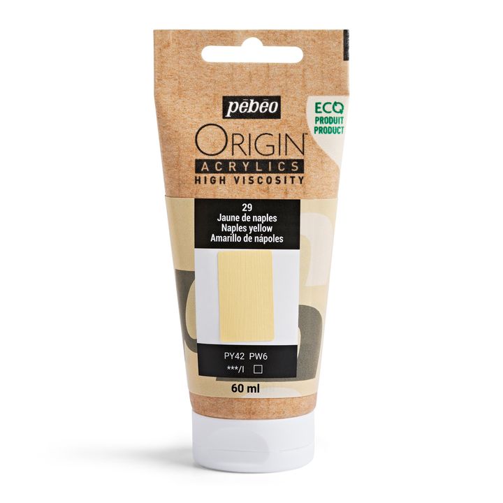 Pebeo ORIGIN akrilfesték 60 ml – okkersárga