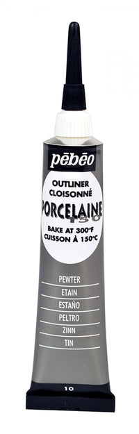 Pebeo Porcelaine 150 porcelánkontúr 20 ml – Ónszürke
