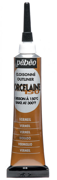 Pebeo Porcelaine 150 porcelánkontúr 20 ml – Vermeil arany