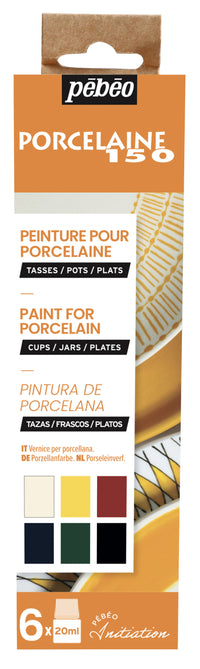 PEBEO Porcelaine 150 porcelánfesték készlet 6 x 20 ml
