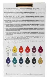 Pebeo Porcelaine 150 porcelánfesték készlet 12 x 20 ml Exploration 1