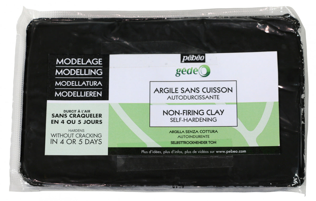 Pebeo Gedeo modellező gyurma 1,5 kg – fekete