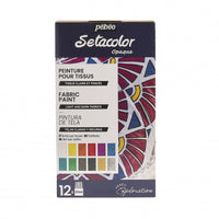 Pebeo Setacolor fedő textilfesték készlet 12 x 20 ml