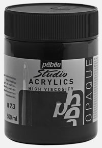 Pebeo Studio akrilfesték 500 ml – Elefántcsontfekete árnyalat