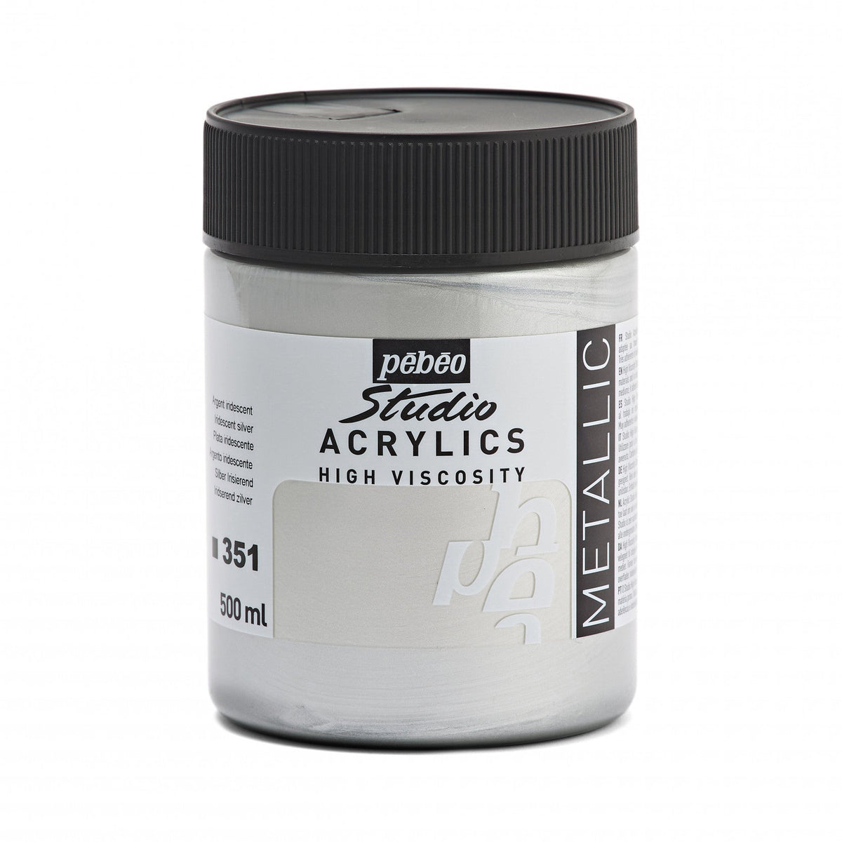 Pebeo Studio akrilfesték 500 ml – Ezüst