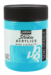 Pebeo Studio akrilfesték 500 ml – Irizáló kékeszöld