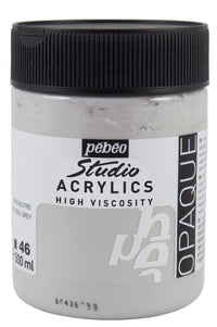 Pebeo Studio akrilfesték 500 ml – Semleges szürke