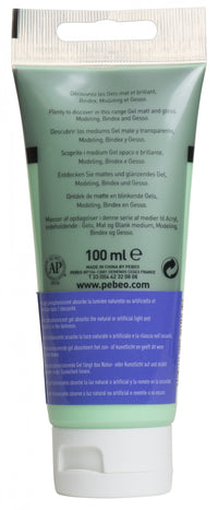 Pebeo Studio akril gél 100 ml Phosphorescent Turquoise