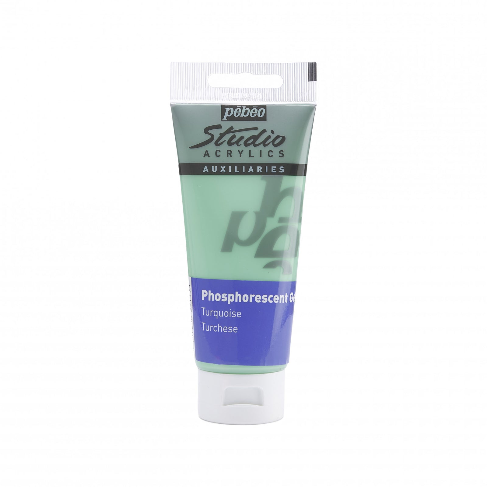 Pebeo Studio akril gél 100 ml Phosphorescent Turquoise