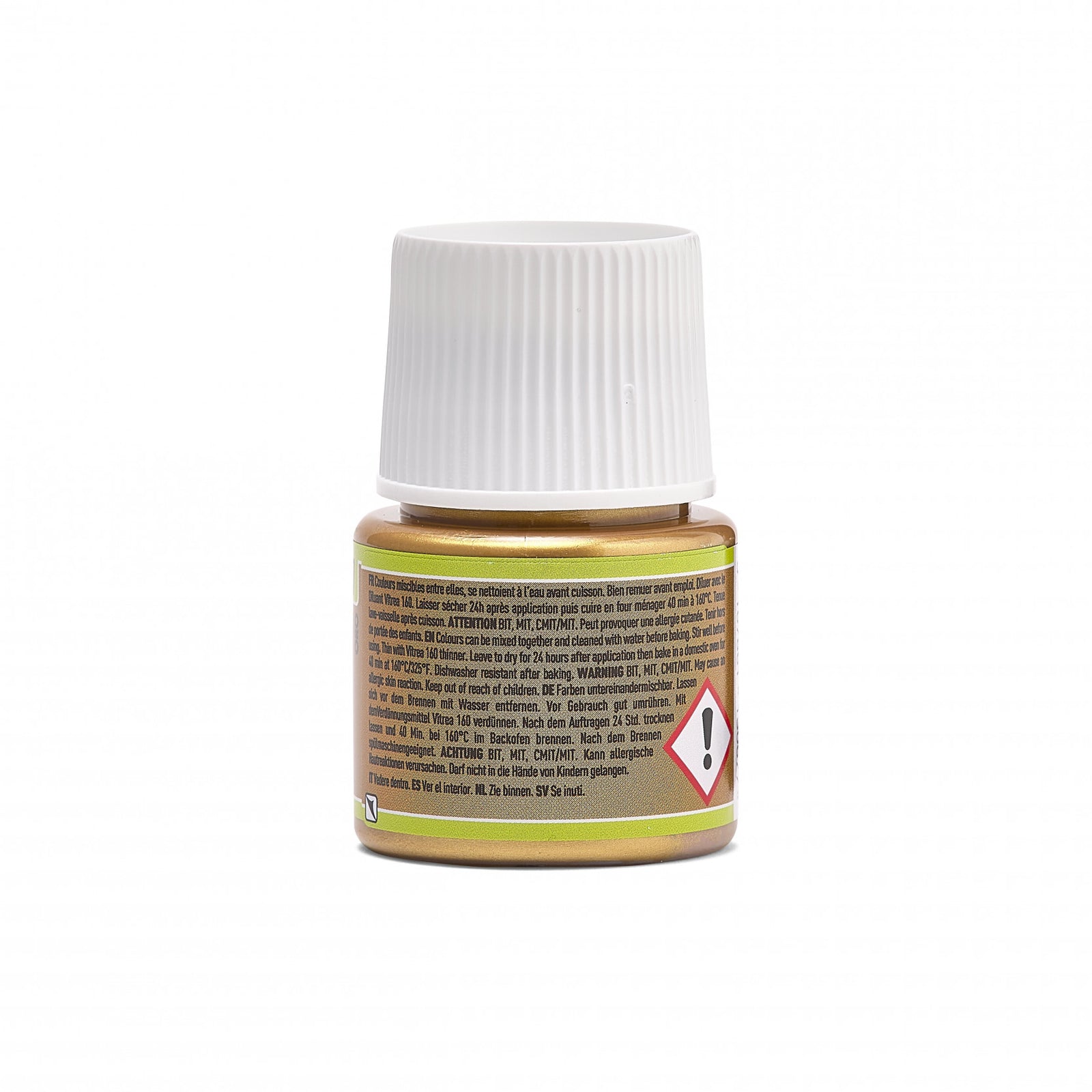 Pebeo Vitrea 160 üvegfesték – 45 ml, Shimmer Gold