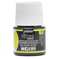 Pebeo Vitrea 160 fényes üvegfesték 45 ml – Tintafekete